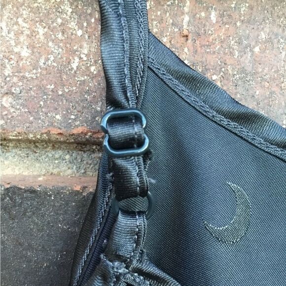 Witchy satin moon pattern black camisole top witchcore whimsygoth - Picture 5 of 5